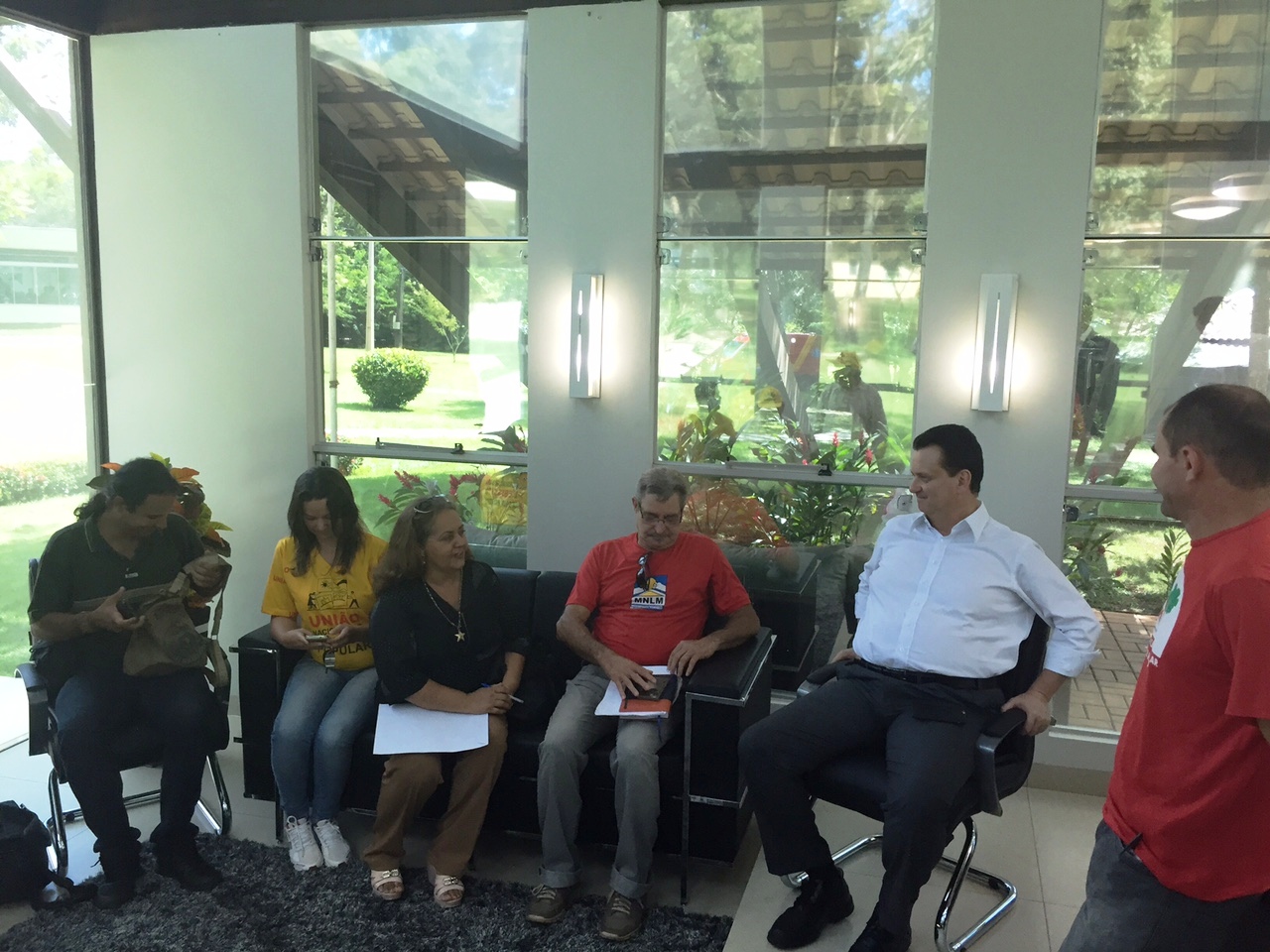 Kassab também se reuniu com movimentos sociais ligados à moradia para discutir ações do Minha Casa Minha Vida.