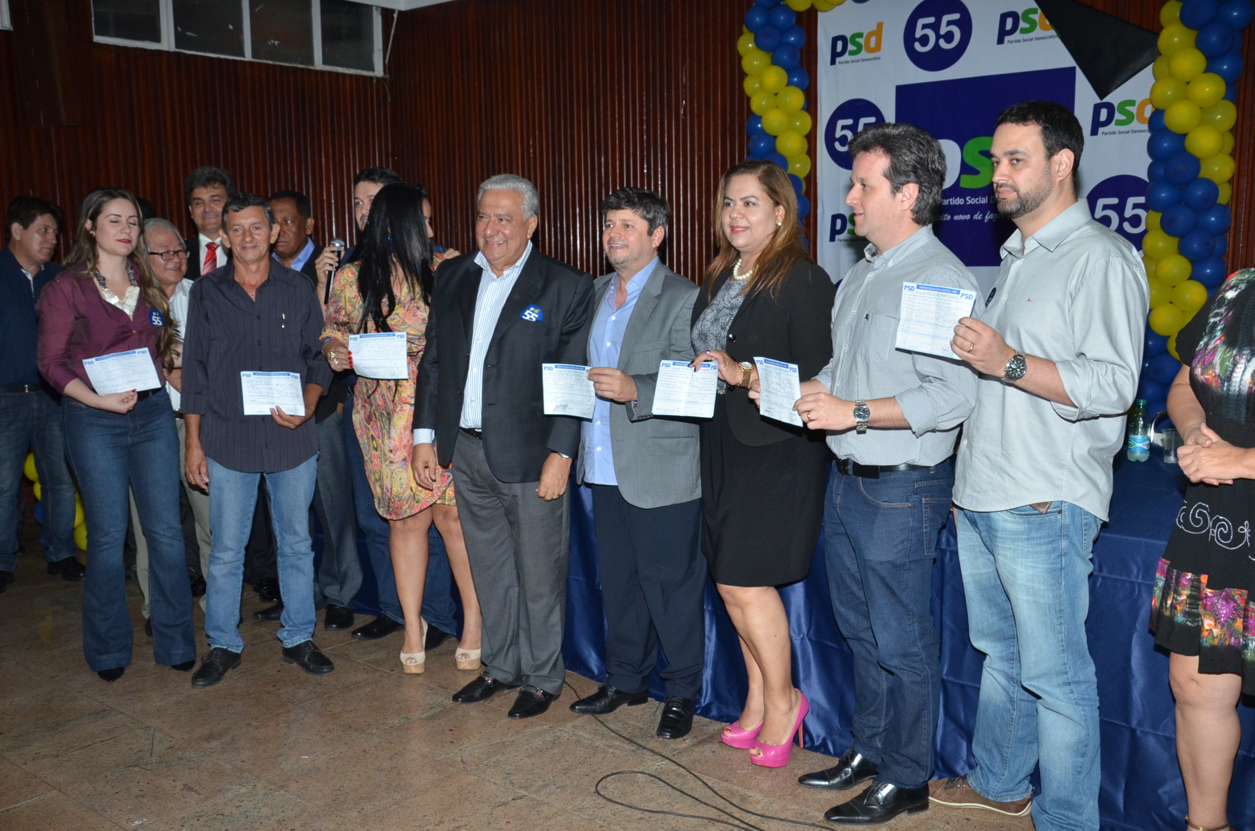Vilmar e os novos filiados: nomes fortes para garantir candidatura própria