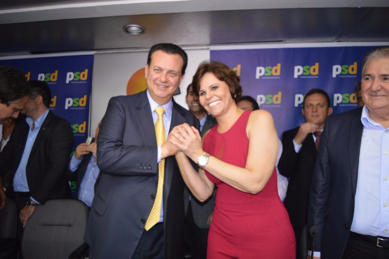 O ministro Gilberto Kassab prestigia a nomeação de Patrícia