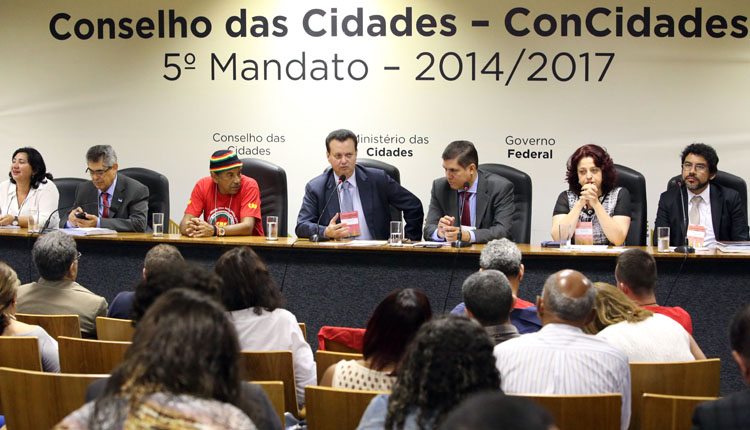 Brasília, 02/12/2015. Foto: Bruno Peres/Min. Cidades. Ministro das Cidades Gilberto Kassab durante abertura da 47ª Reunião do ConCidades.