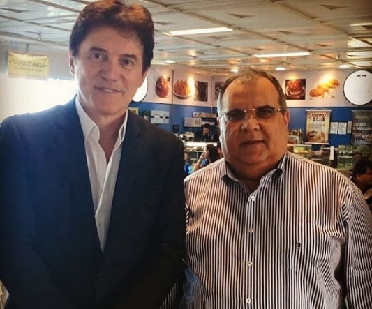 O governador Robinson Faria e o deputado Rômulo Gouveia.