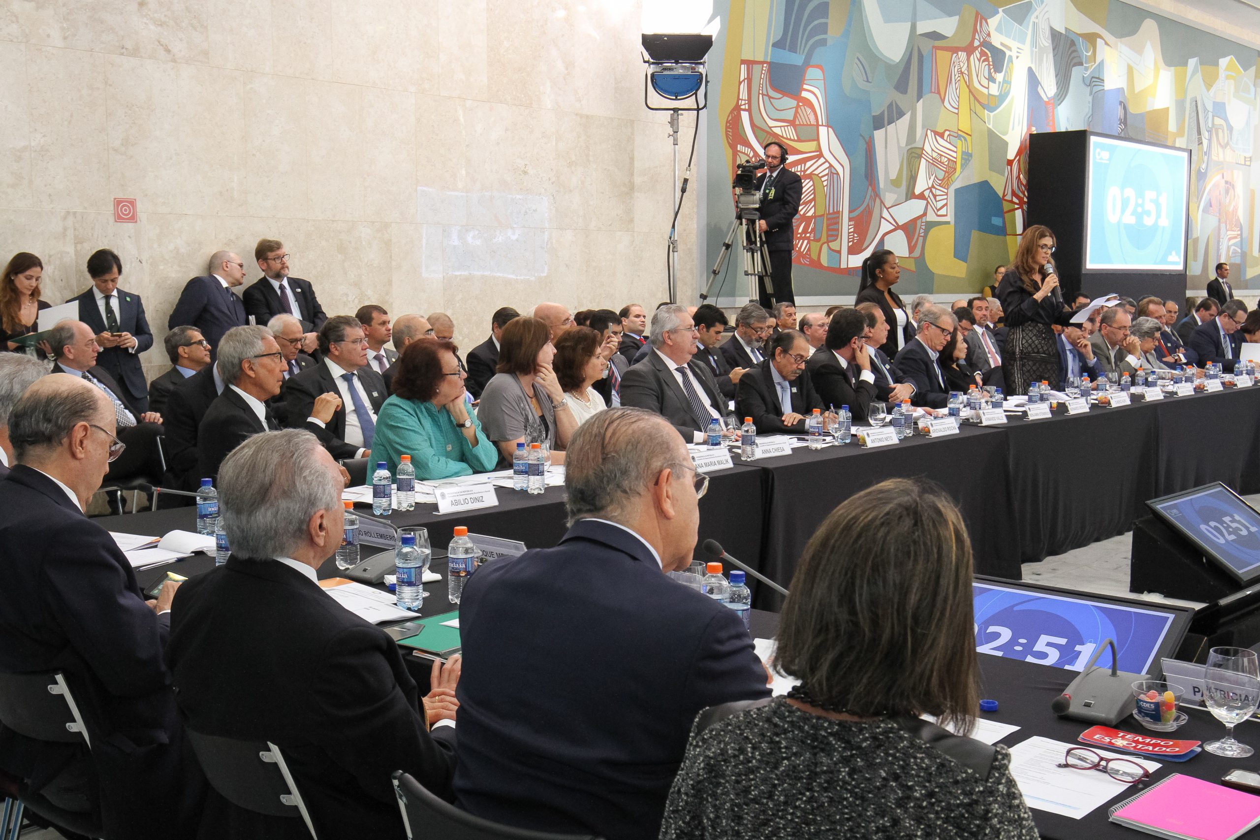 Brasília - DF, 21/11/2016. Presidente Michel Temer durante reunião do CDES - Conselho de Desenvolvimento Econômico Social. Foto: Alan Santos/PR